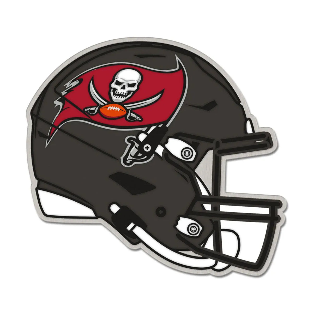 Tampa Bay Buccaneers Pewter Helmet Enamel Collector Pin
