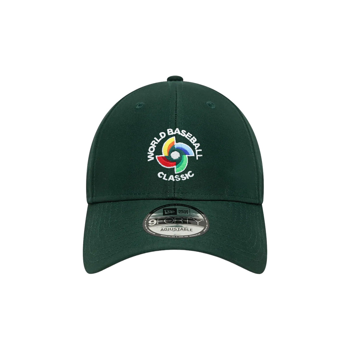 2023 World Baseball Classic Logo Green 9FORTY Velcro Adjustable Hat - Sports Treasures - 370409005