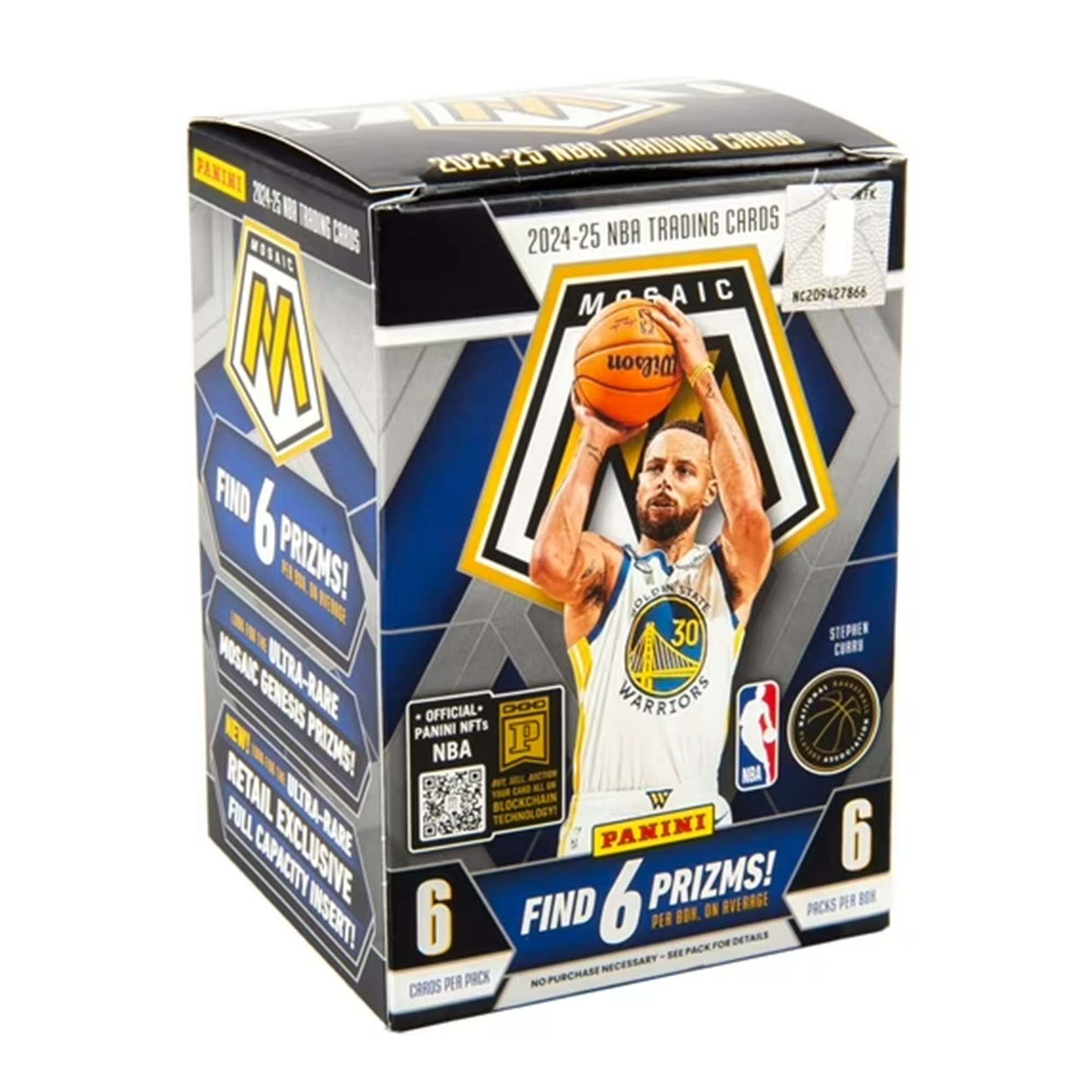 2024 - 25 Panini Mosaic Basketball Trading Cards Blaster Box - 36 Cards - Panini America -