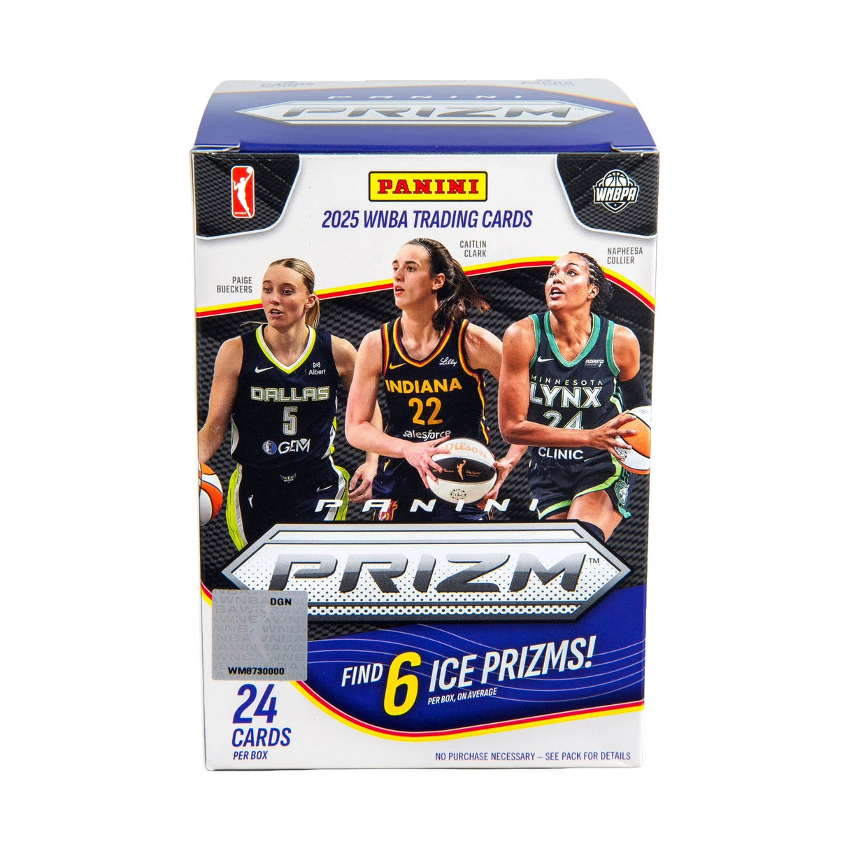 2025 Panini Prizm WNBA Basketball Trading Cards Value Box - 24 Cards Total - Panini America - 30020525001