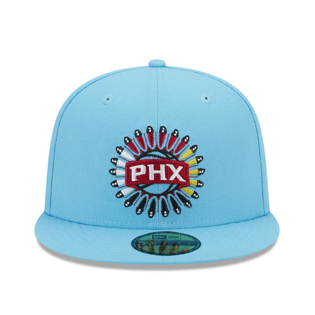 Phoenix Suns Purple/Teal 2023 City Edition Alternate Logo 59FIFTY Fitted Hat