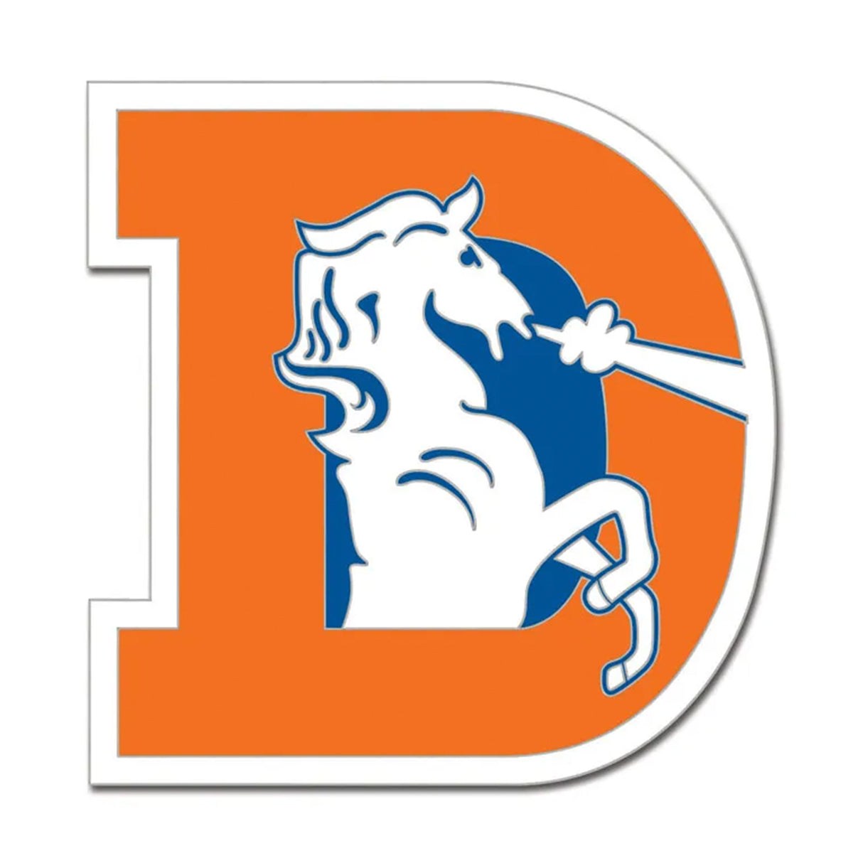 Denver Broncos Retro D Logo Collector Enamel Pin