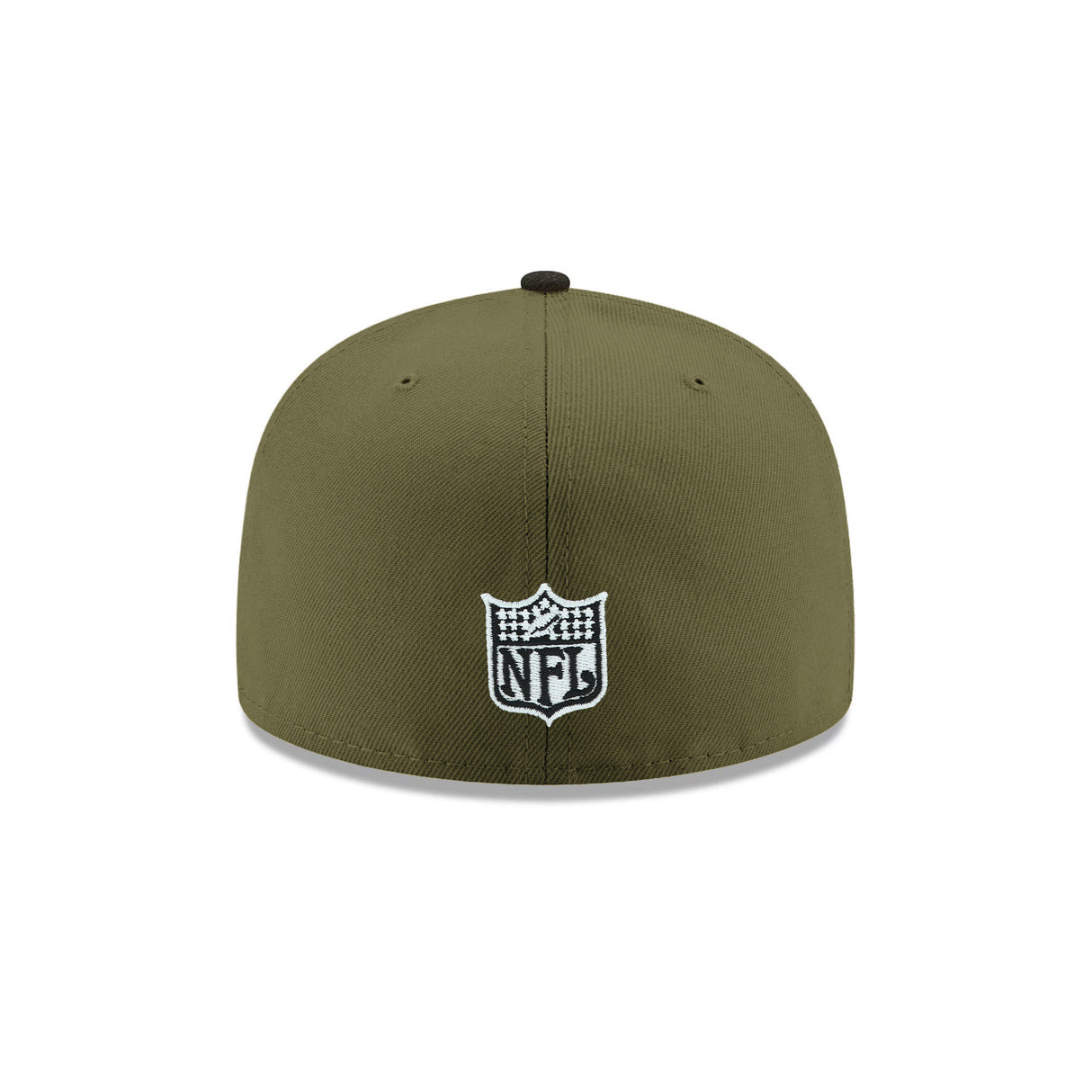 Las Vegas Raiders 50th Anniversary Side Patch Olive & Black 59FIFTY Fitted Hat