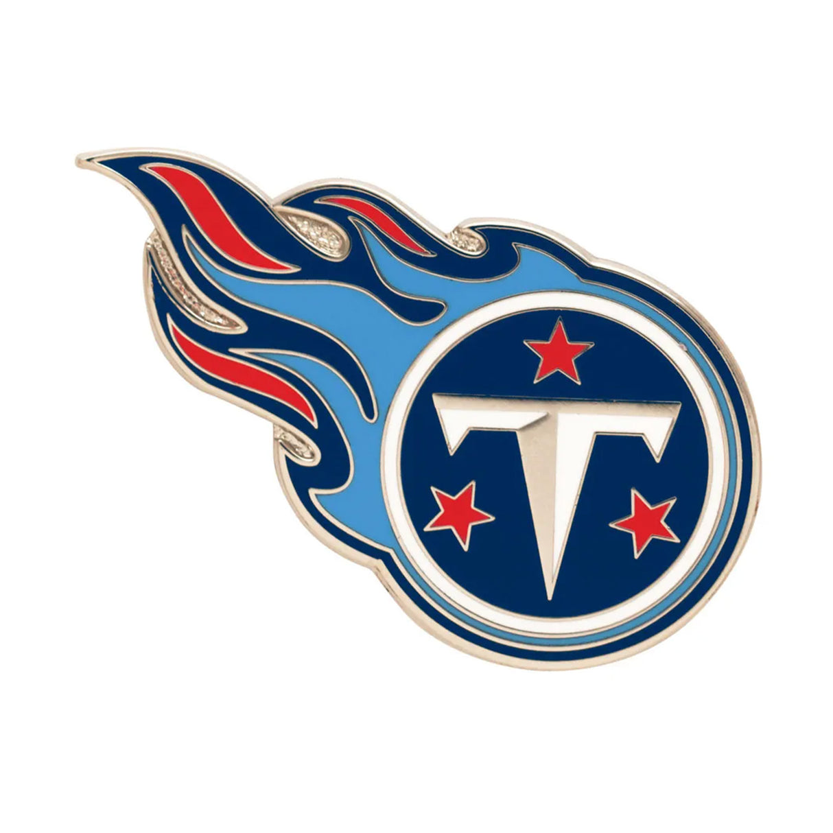 Tennessee Titans Flaming Logo Enamel Collector Pin