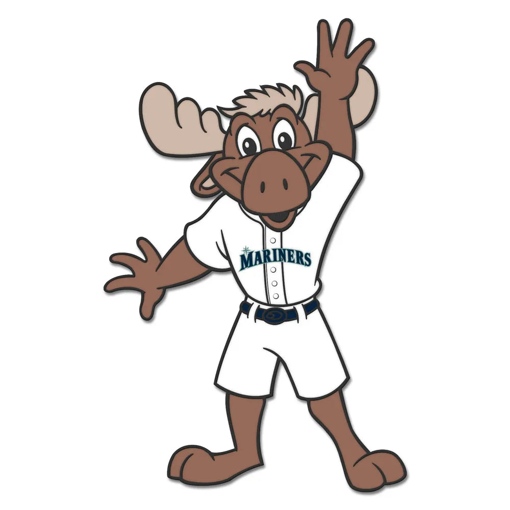 Seattle Mariners Mariner Moose Mascot Collector Enamel Pin