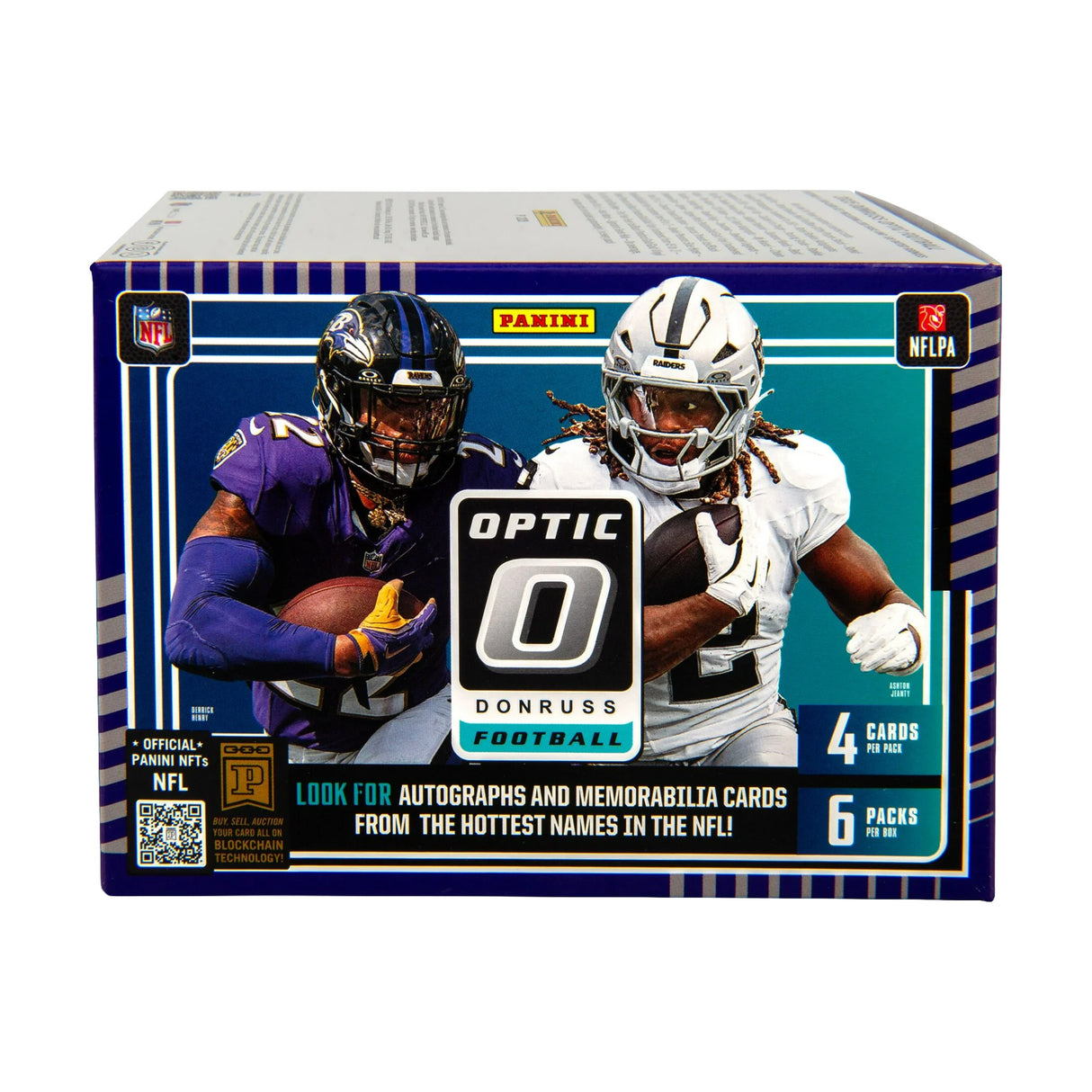2025 Panini Donruss Optic Football Trading Cards Blaster Box - 24 Cards