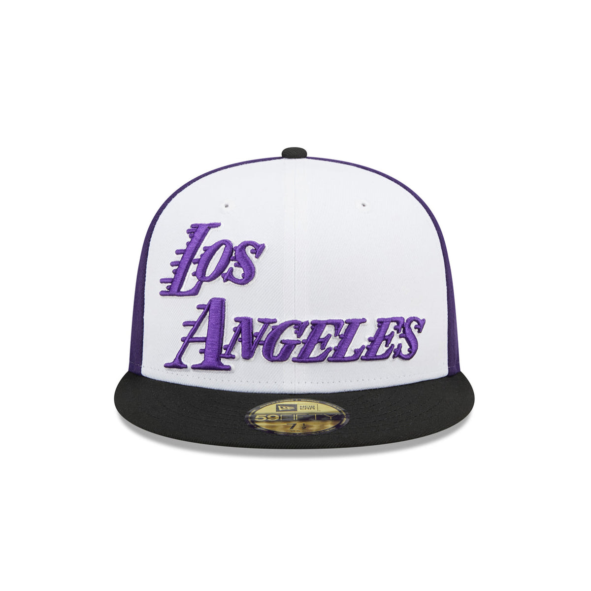 Los Angeles Lakers Purple Split 59FIFTY Fitted Hat