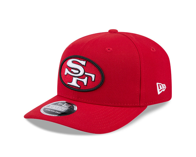 San Francisco 49ers Logo Red 9SEVENTY Stretch-Snap Hat