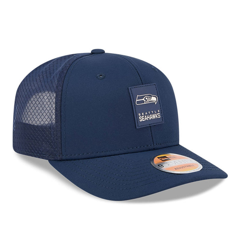 Seattle Seahawks Performance 2025 NFL Sideline Collection Navy 9SEVENTY Snapback Hat