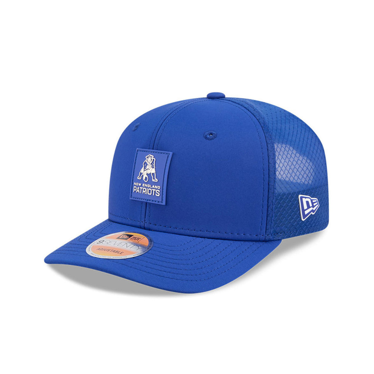 New England Patriots 2025 NFL Sideline Performance Blue 9SEVENTY Snapback Hat