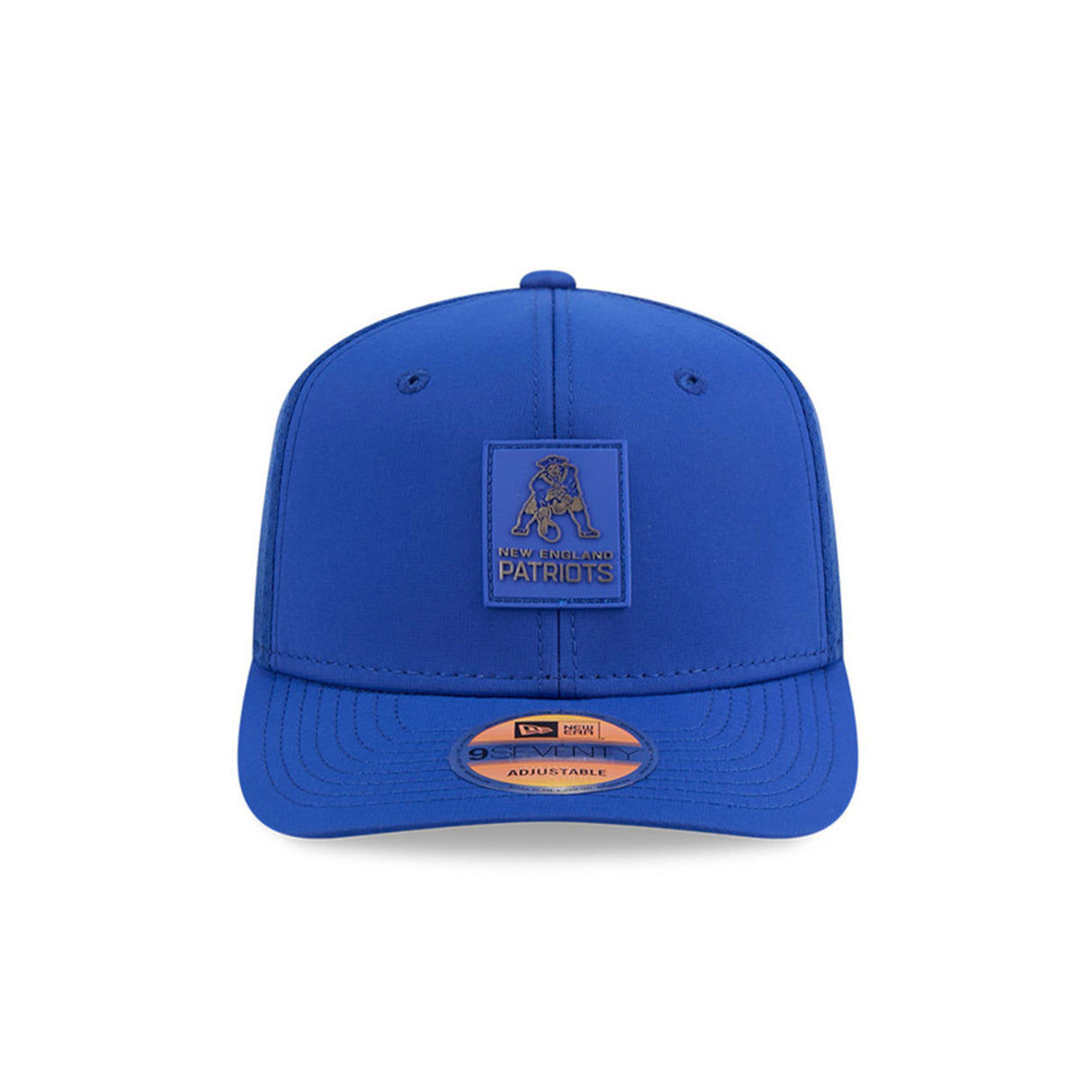 New England Patriots 2025 NFL Sideline Performance Blue 9SEVENTY Snapback Hat