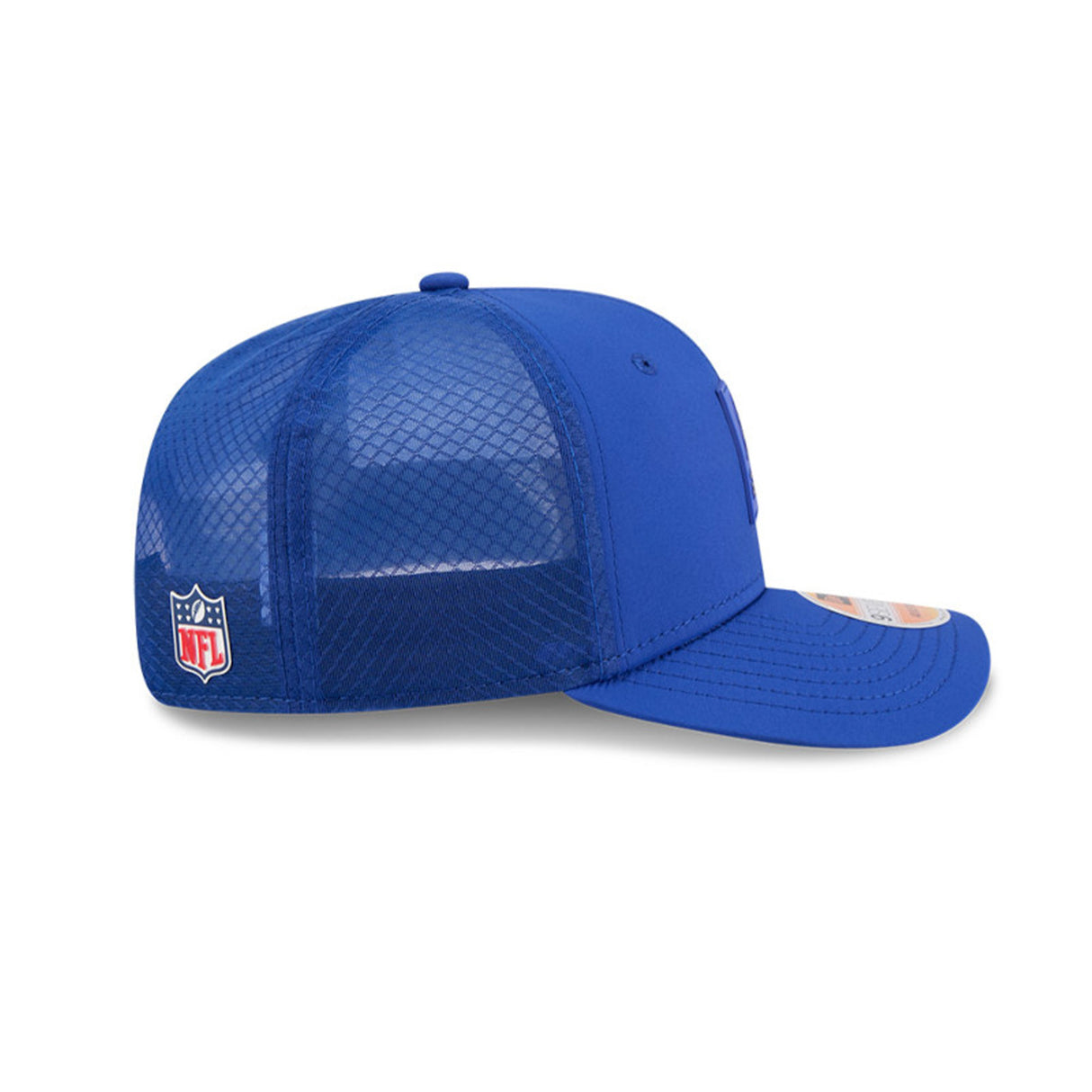 New England Patriots 2025 NFL Sideline Performance Blue 9SEVENTY Snapback Hat