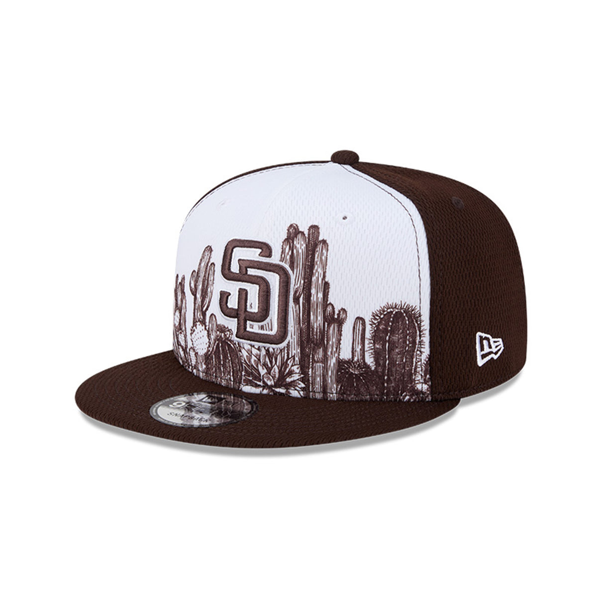 San Diego Padres 2026 Spring Training Brown & White 9FIFTY Snapback Hat