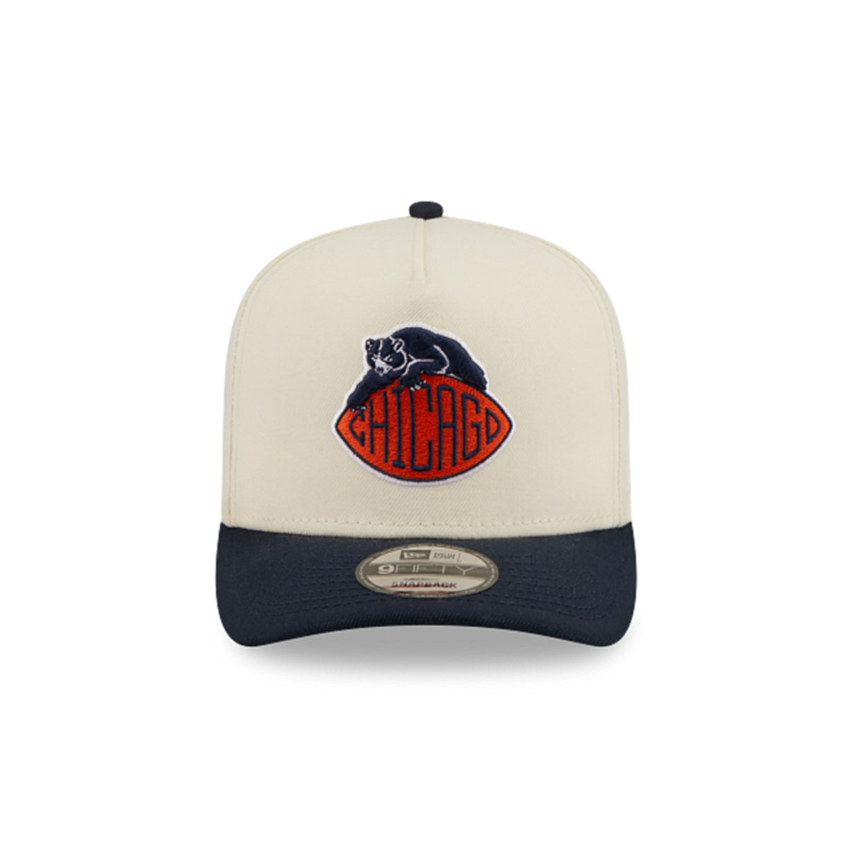 Chicago Bears 2026 Rivalries Fan Pack Cream 9FIFTY A-Frame Snapback Hat
