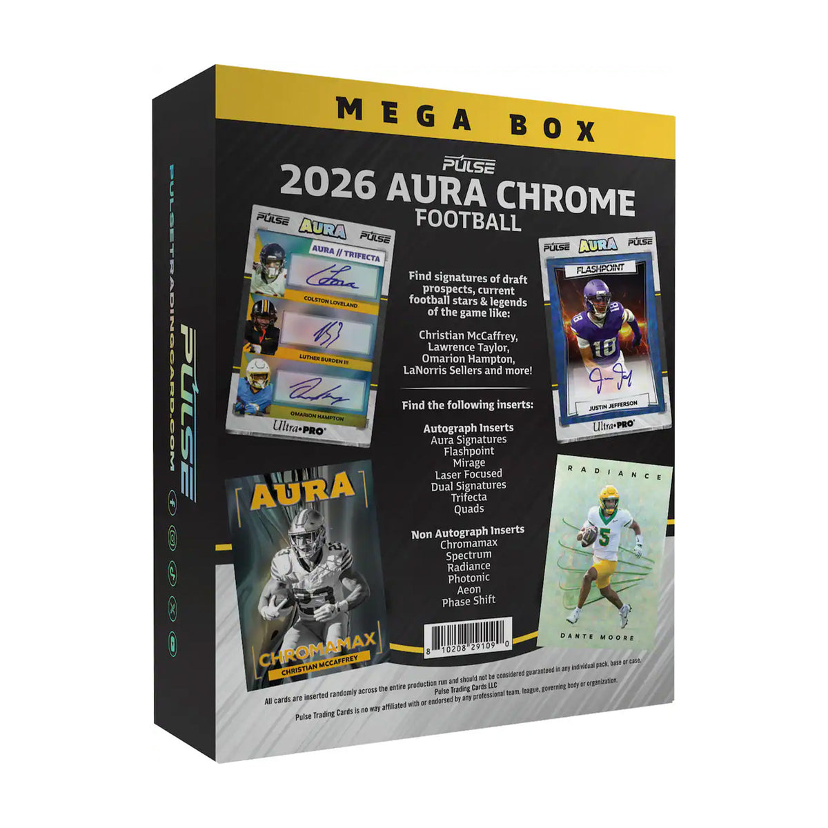 Pulse 2026 Aura Chrome Football Mega Box