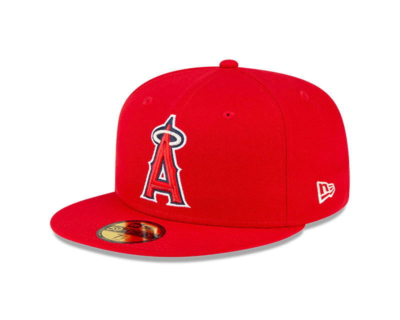 Los Angeles Angels Red Authentic Collection Game 59FIFTY Fitted Hat