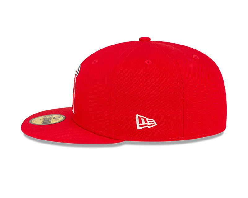 Los Angeles Angels Red Authentic Collection Game 59FIFTY Fitted Hat