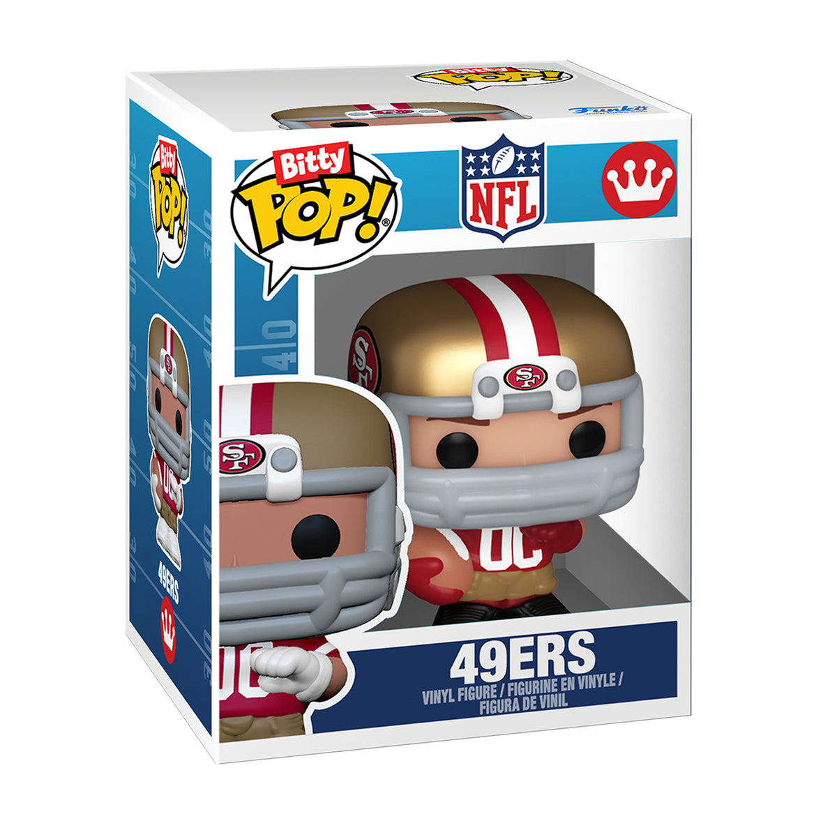 San Francisco 49ers Bitty Pop! Helmet & Player