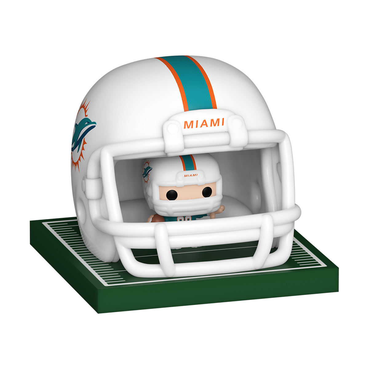 Miami Dolphins Bitty Pop! Helmet & Player