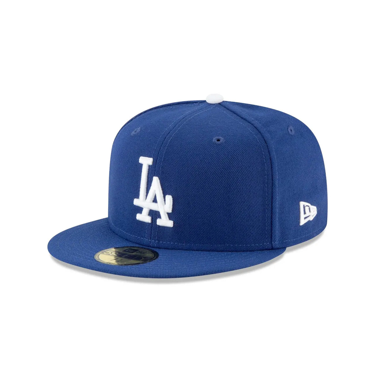 Los Angeles Dodgers 2025 World Series Champs Locker Room Patch Royal 59FIFTY cap featuring a blue design and embroidered logo.