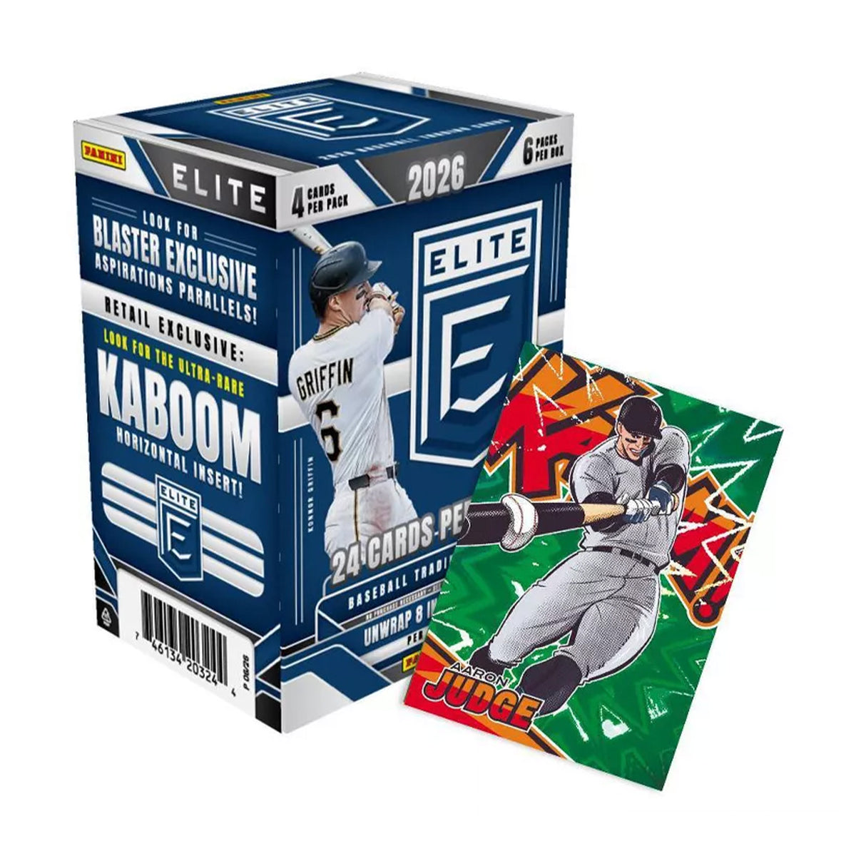 2026 Panini Elite Baseball Trading Card Blaster Box - 24 Cards Totals