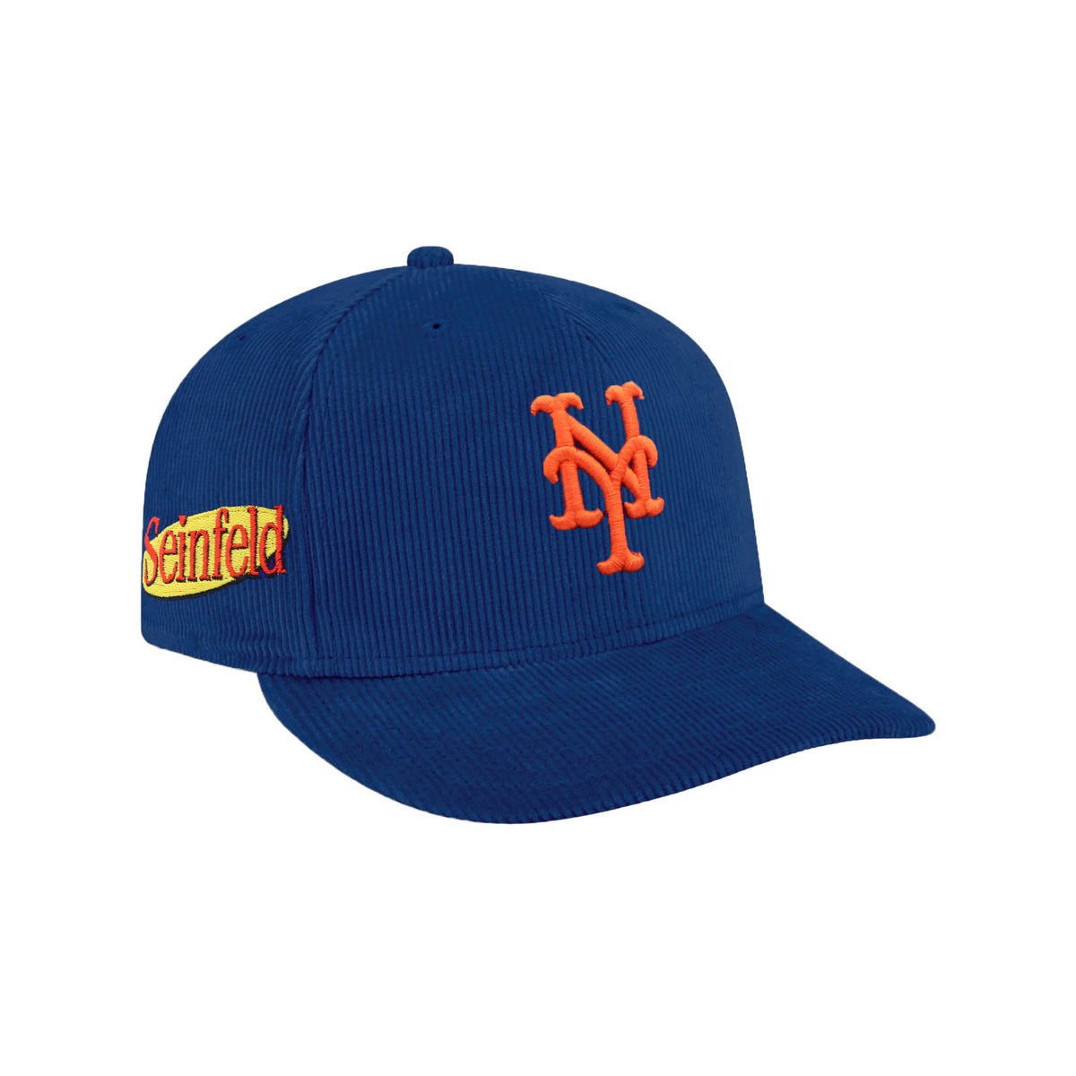 New York Mets Seinfeld Blue Corduroy 59FIFTY Pre-Curved Fitted Hat