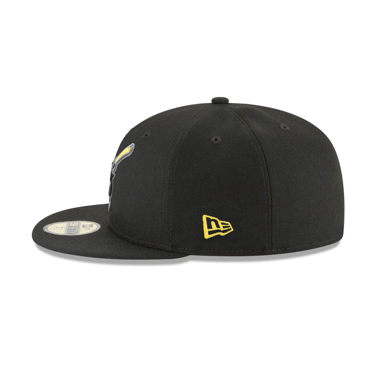 San Diego Padres Swinging Friar Go Padres Side Patch Black 59FIFTY Fitted Hat