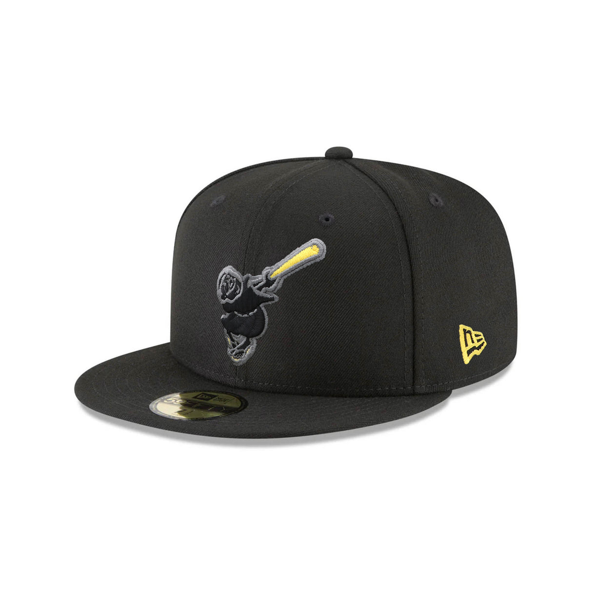 San Diego Padres Swinging Friar Go Padres Side Patch Black 59FIFTY Fitted Hat