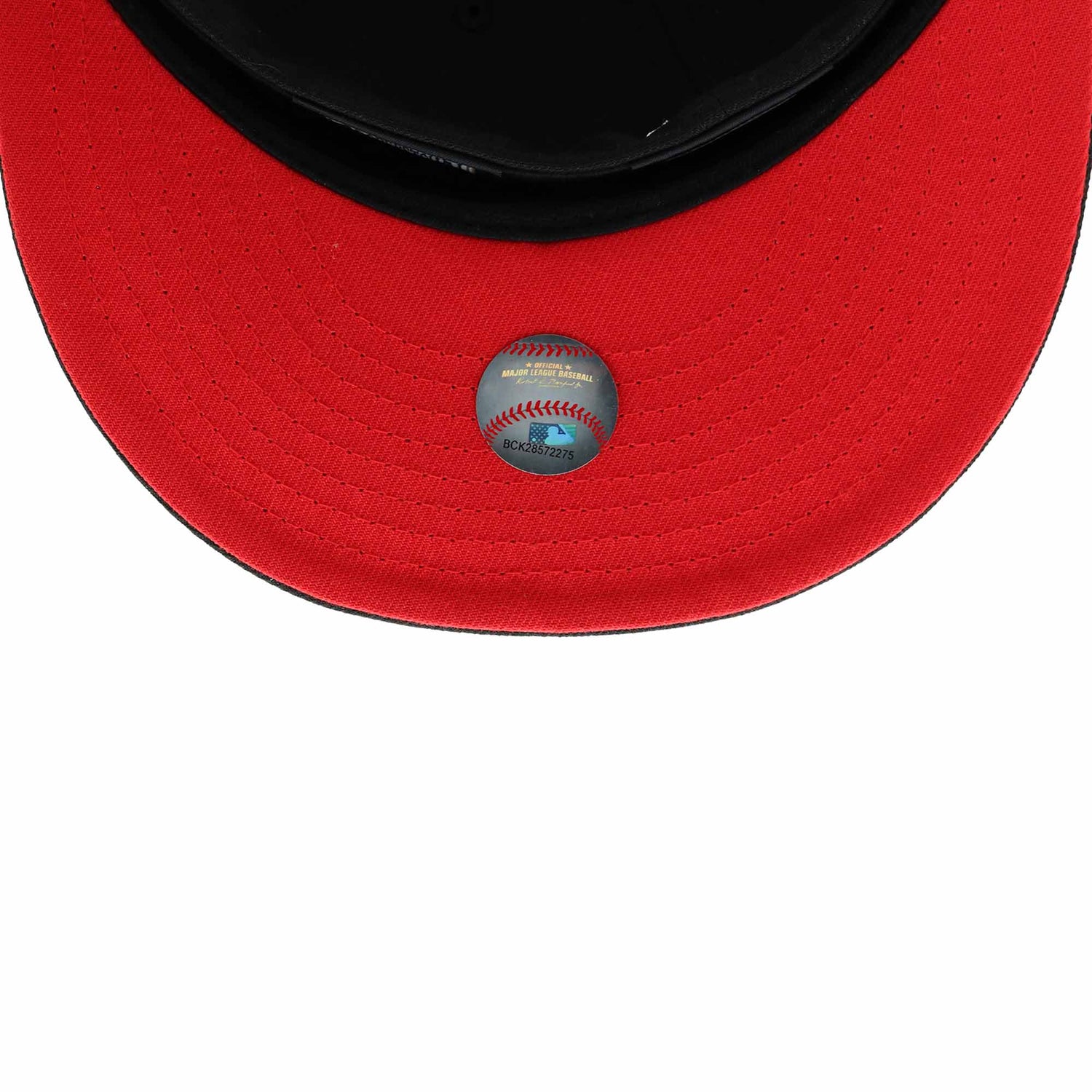 Los Angeles Angels "POP COLOR" 59FIFTY Fitted - Red & Black
