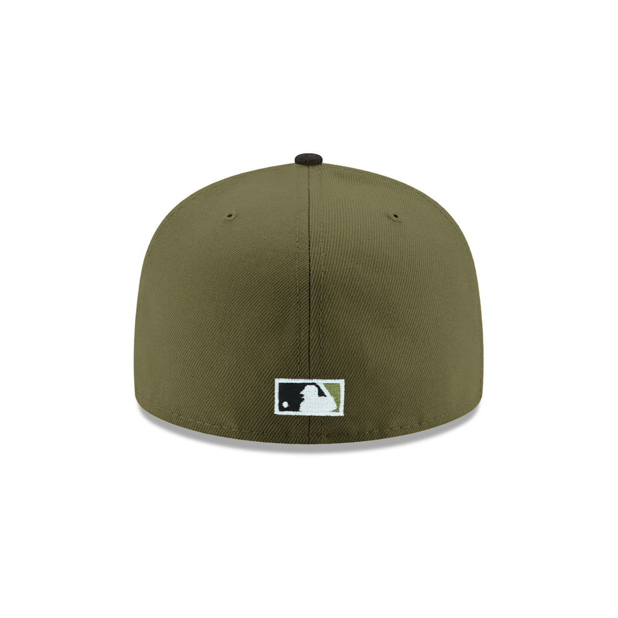 Chicago Cubs Mascot Side Patch Olive & Black 59FIFTY Fitted Hat