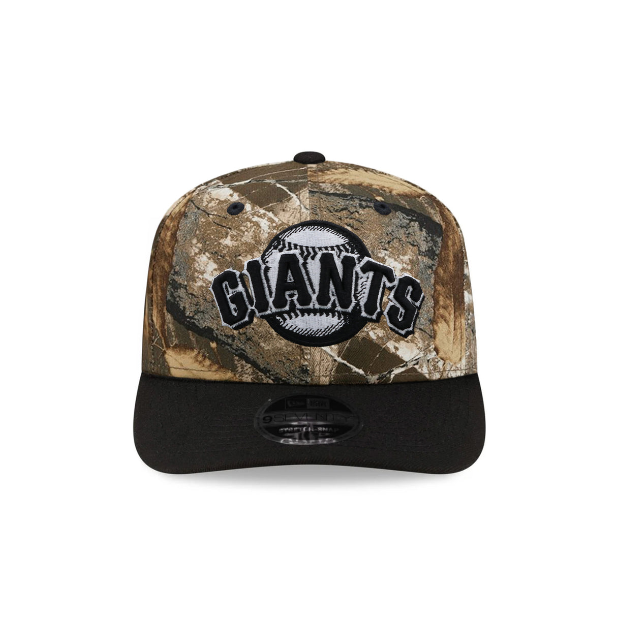 San Francisco Giants Cooperstown Collection Realtree APX Black 9SEVENTY Stretch-Snap Hat