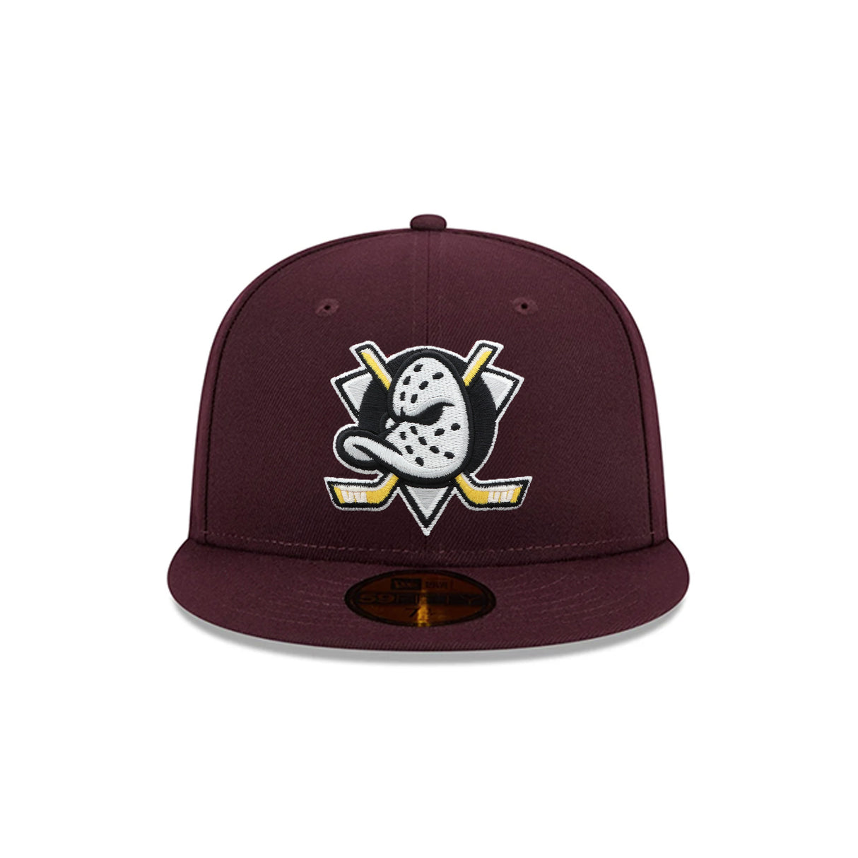 Anaheim Ducks Alternate Logo Maroon 59FIFTY Fitted Hat