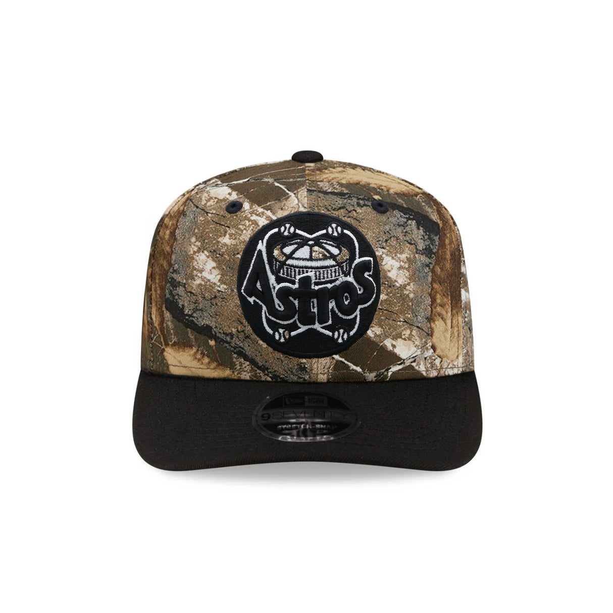 Houston Astros Cooperstown Collection Realtree APX Black 9SEVENTY Stretch-Snap Hat