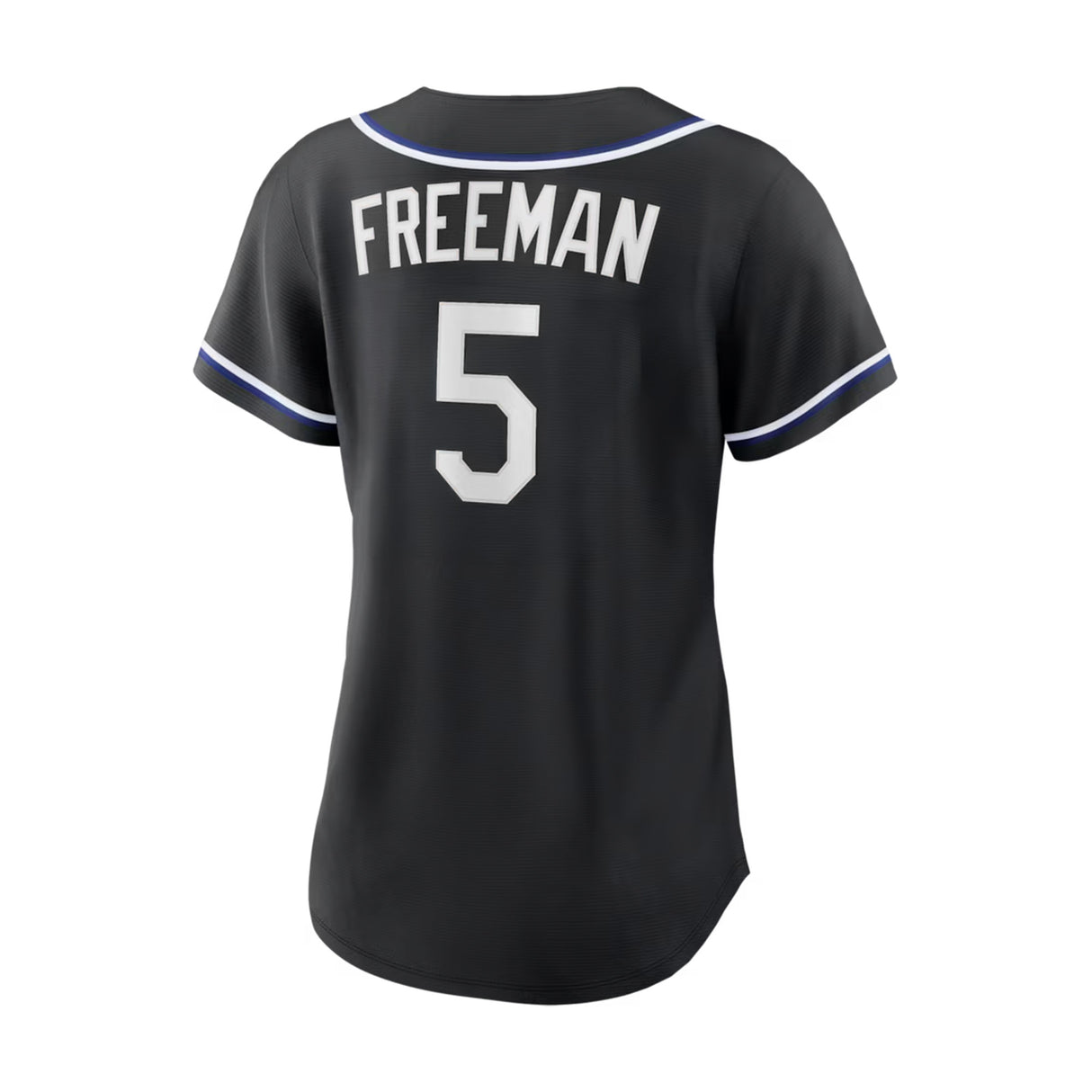 Women's Los Angeles Dodgers Freddie Freeman Black Out Limited Player Jersey