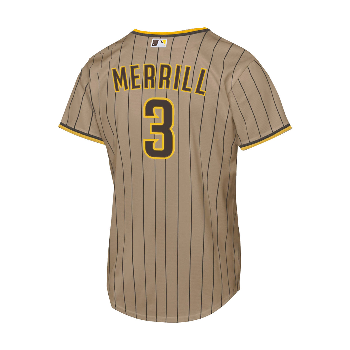 Youth San Diego Padres Jackson Merrill Sand Alternate Replica Jersey
