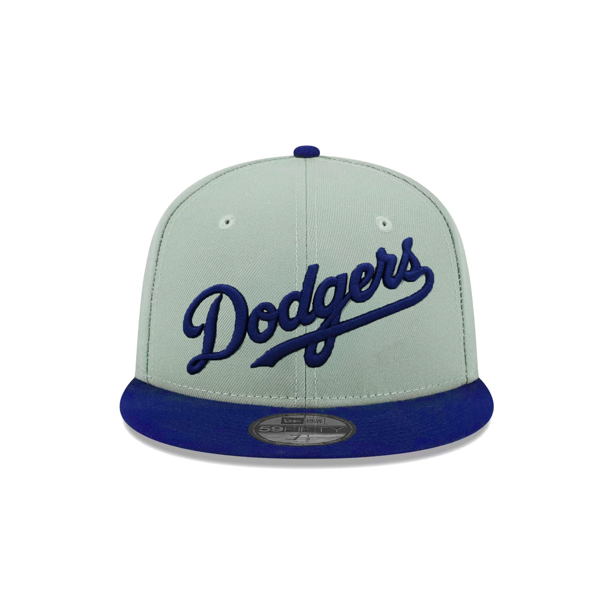 Los Angeles Dodgers Sage Blue Script 59FIFTY Fitted Hat