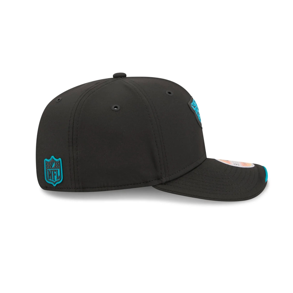 Jacksonville Jaguars 2026 NFL Sideline Collection Black 9SEVENTY Stretch-Snap Hat