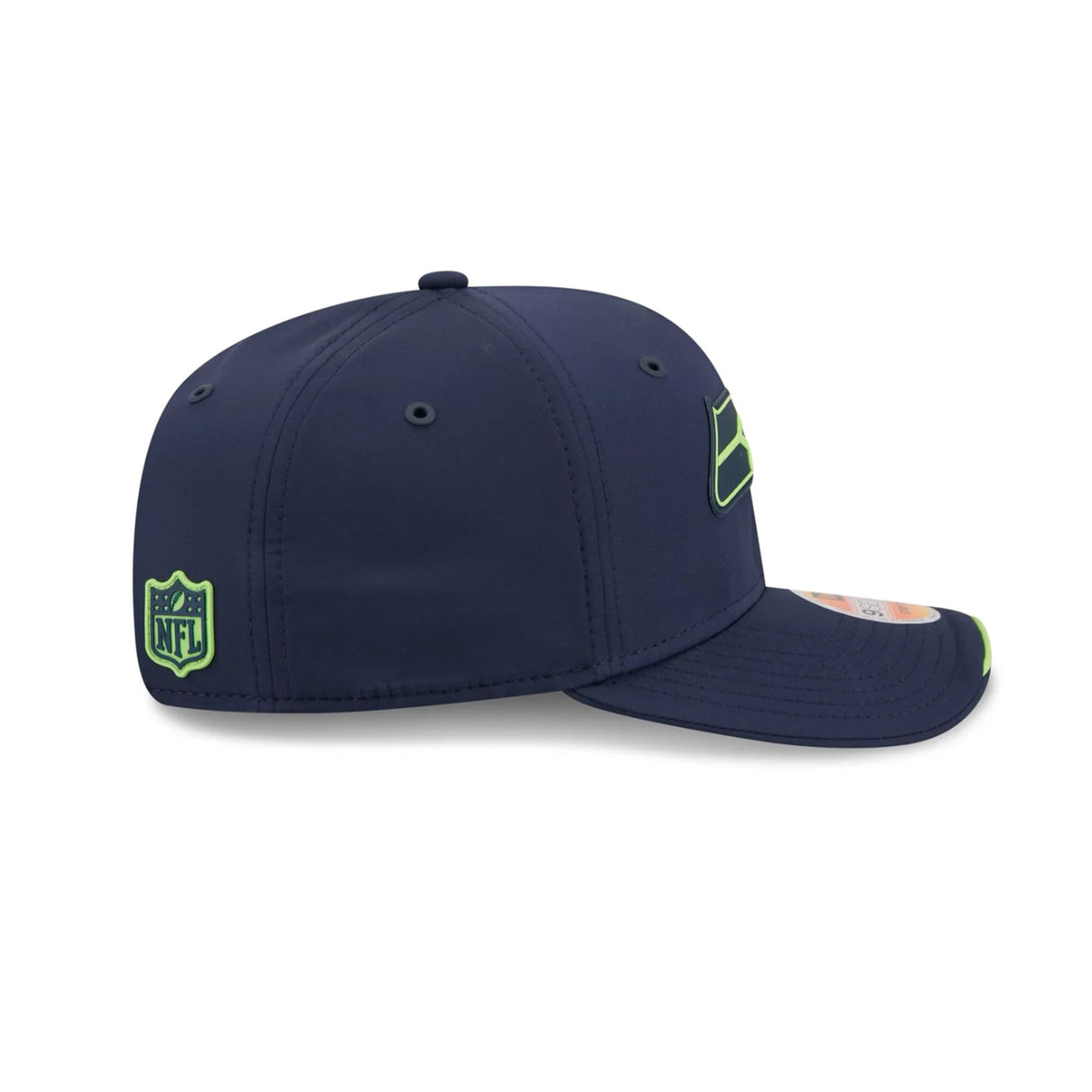 Seattle Seahawks 2026 NFL Sideline Collection Navy 9SEVENTY Stretch-Snap Hat