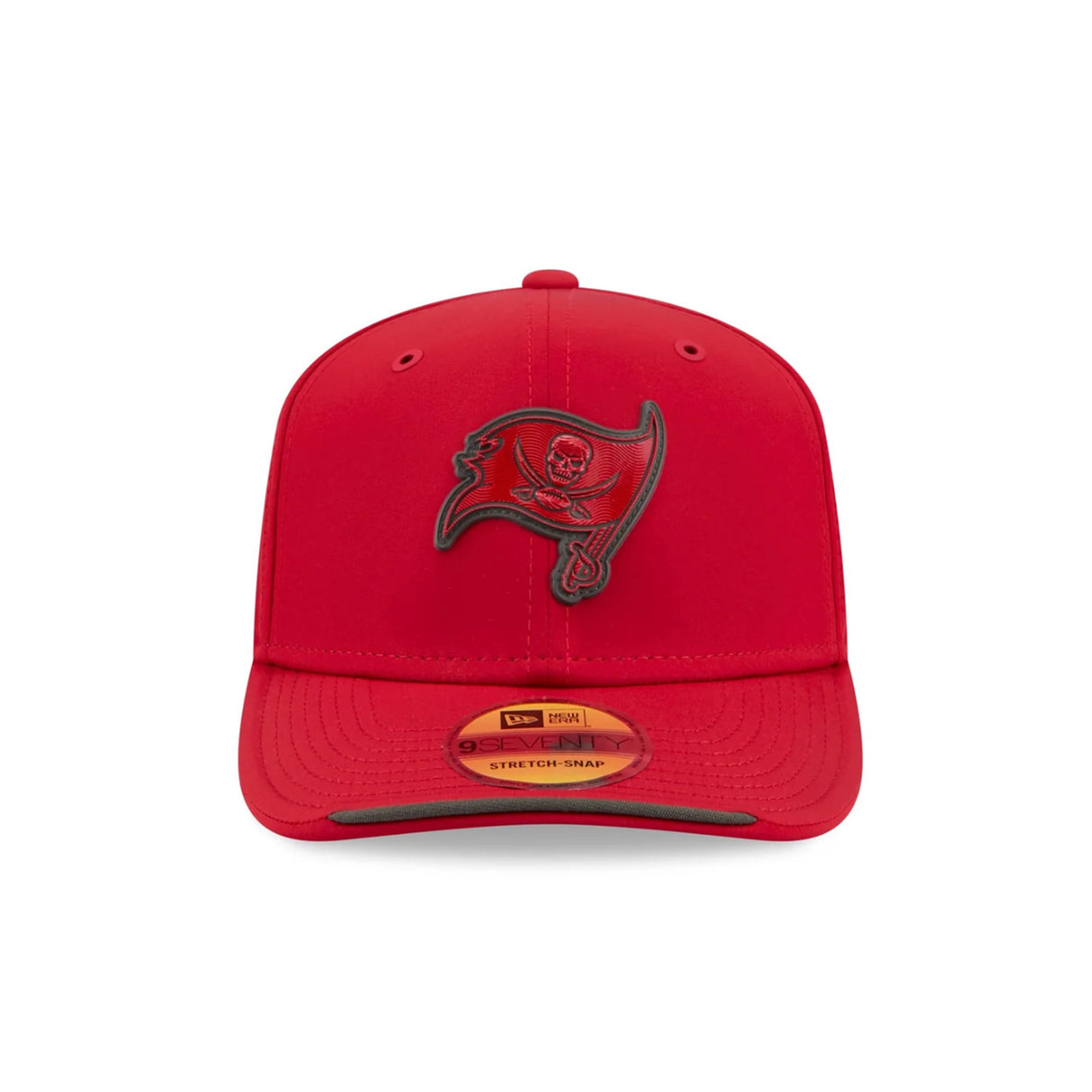 Tampa Bay Buccaneers 2026 NFL Sideline Collection Red 9SEVENTY Stretch-Snap Hat