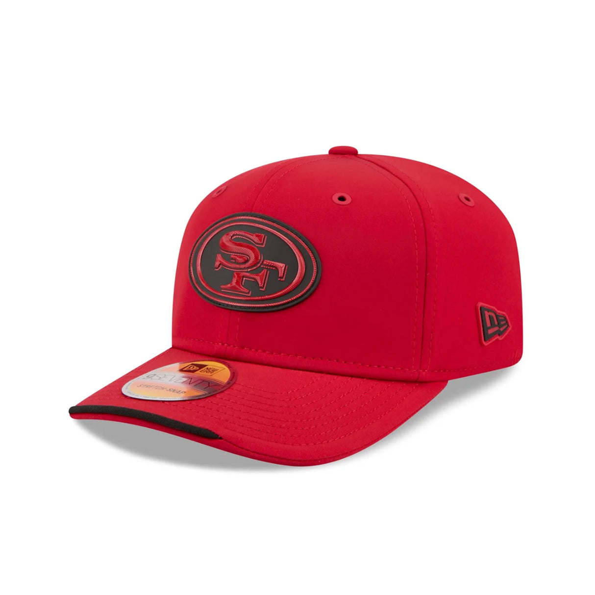 San Francisco 49ers 2026 NFL Sideline Collection Red 9SEVENTY Stretch-Snap Hat