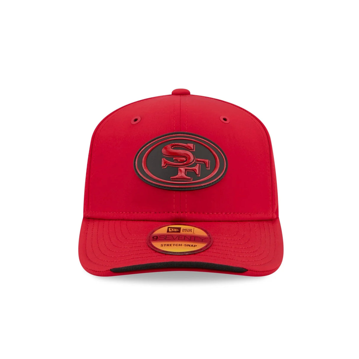 San Francisco 49ers 2026 NFL Sideline Collection Red 9SEVENTY Stretch-Snap Hat