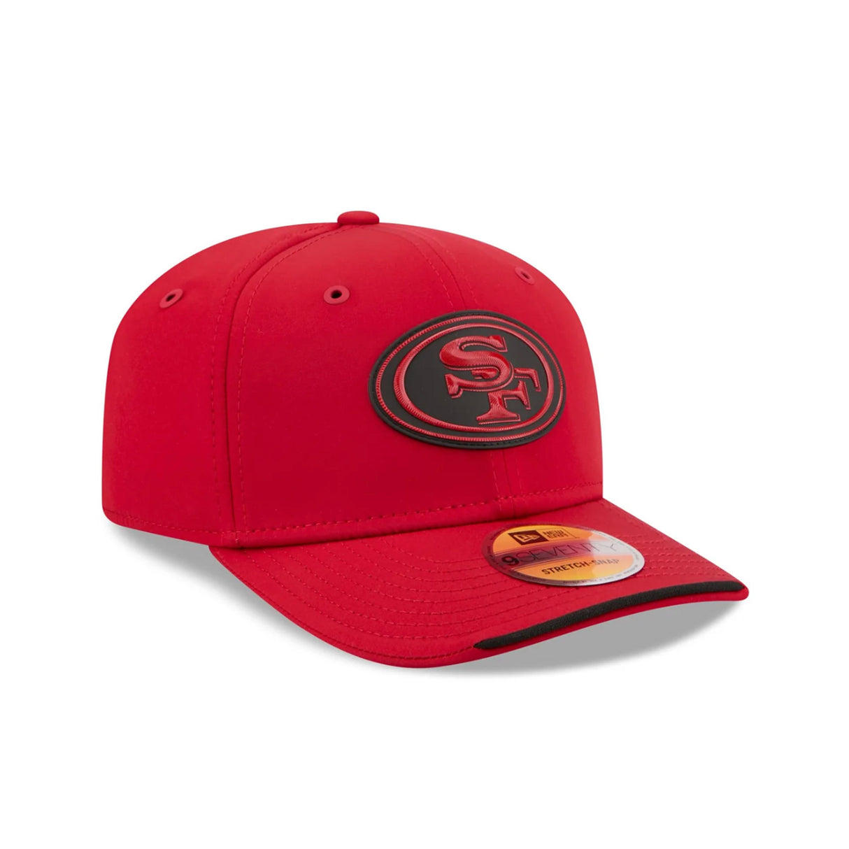 San Francisco 49ers 2026 NFL Sideline Collection Red 9SEVENTY Stretch-Snap Hat