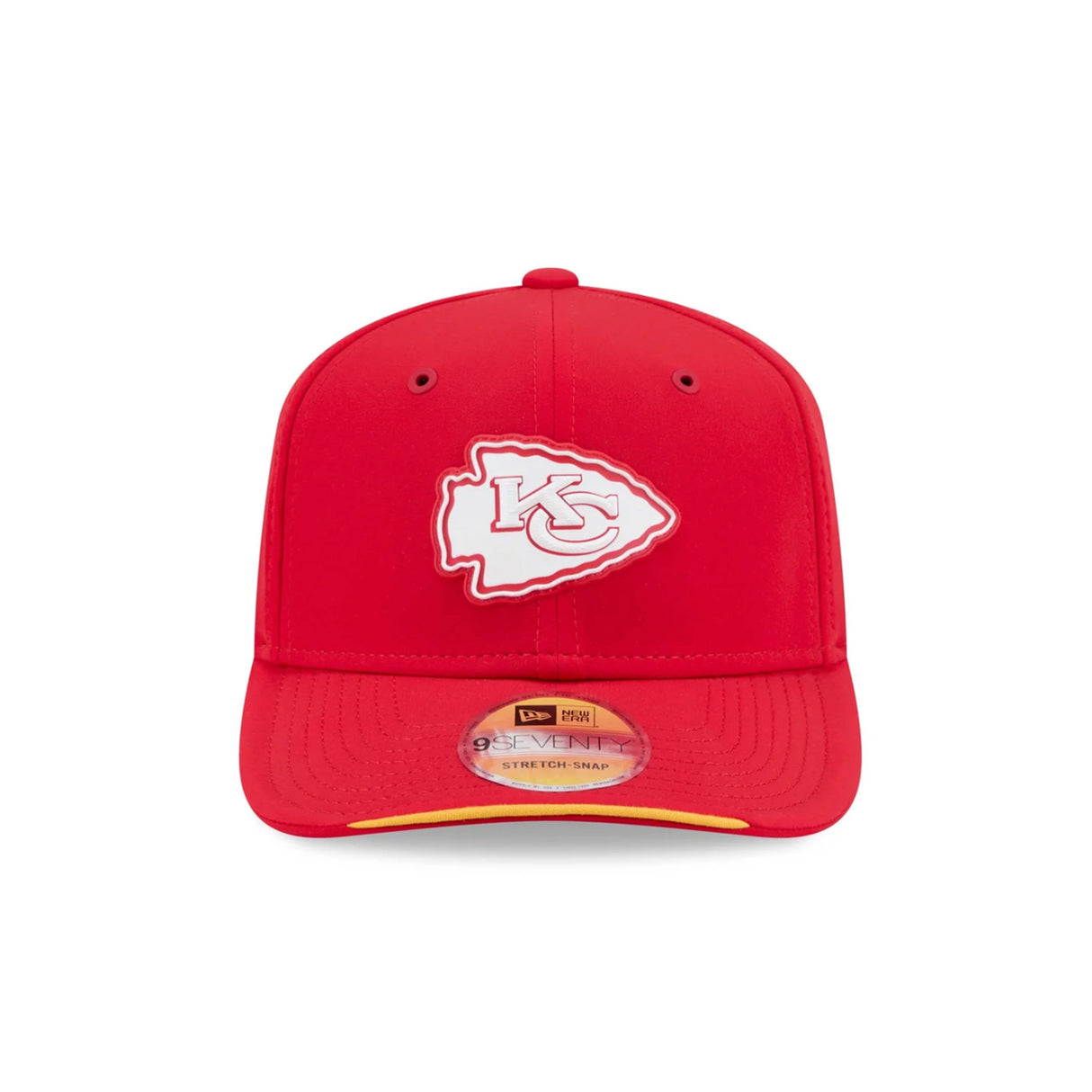 Kansas City Chiefs 2026 NFL Sideline Collection Red 9SEVENTY Stretch-Snap Hat