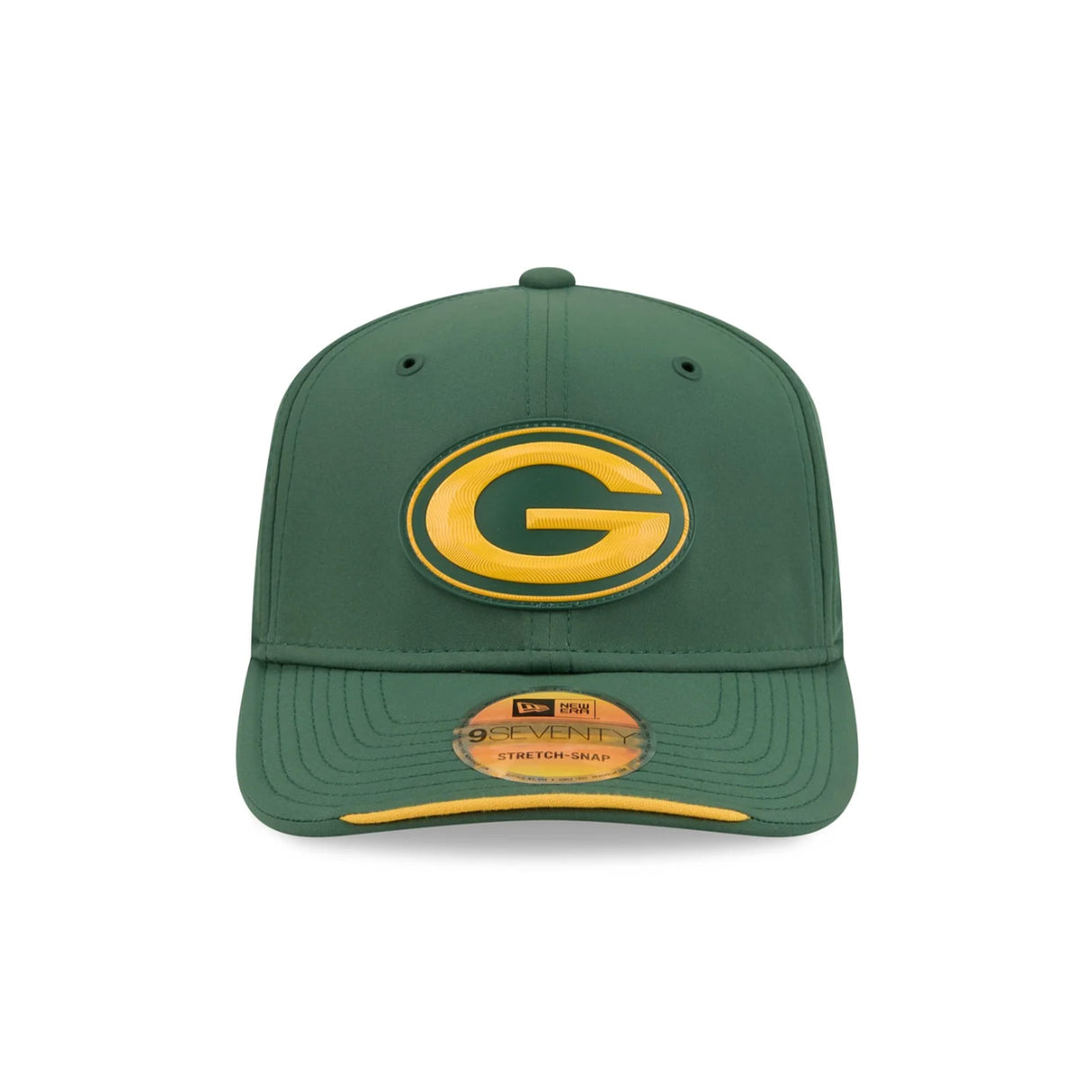 Green Bay Packers 2026 NFL Sideline Collection Green 9SEVENTY Stretch-Snap Hat