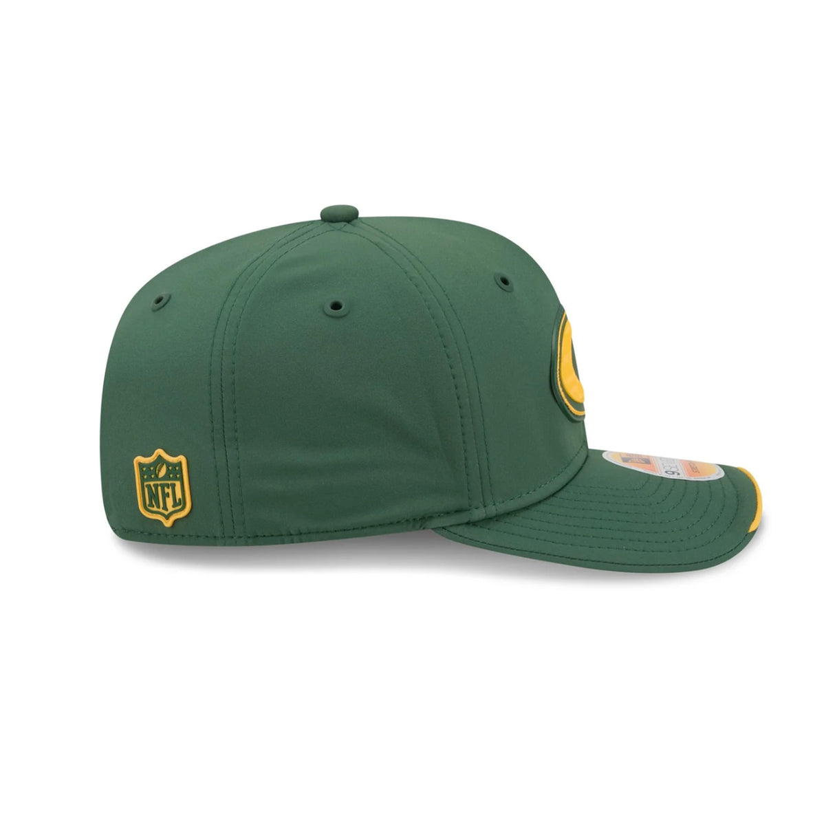 Green Bay Packers 2026 NFL Sideline Collection Green 9SEVENTY Stretch-Snap Hat