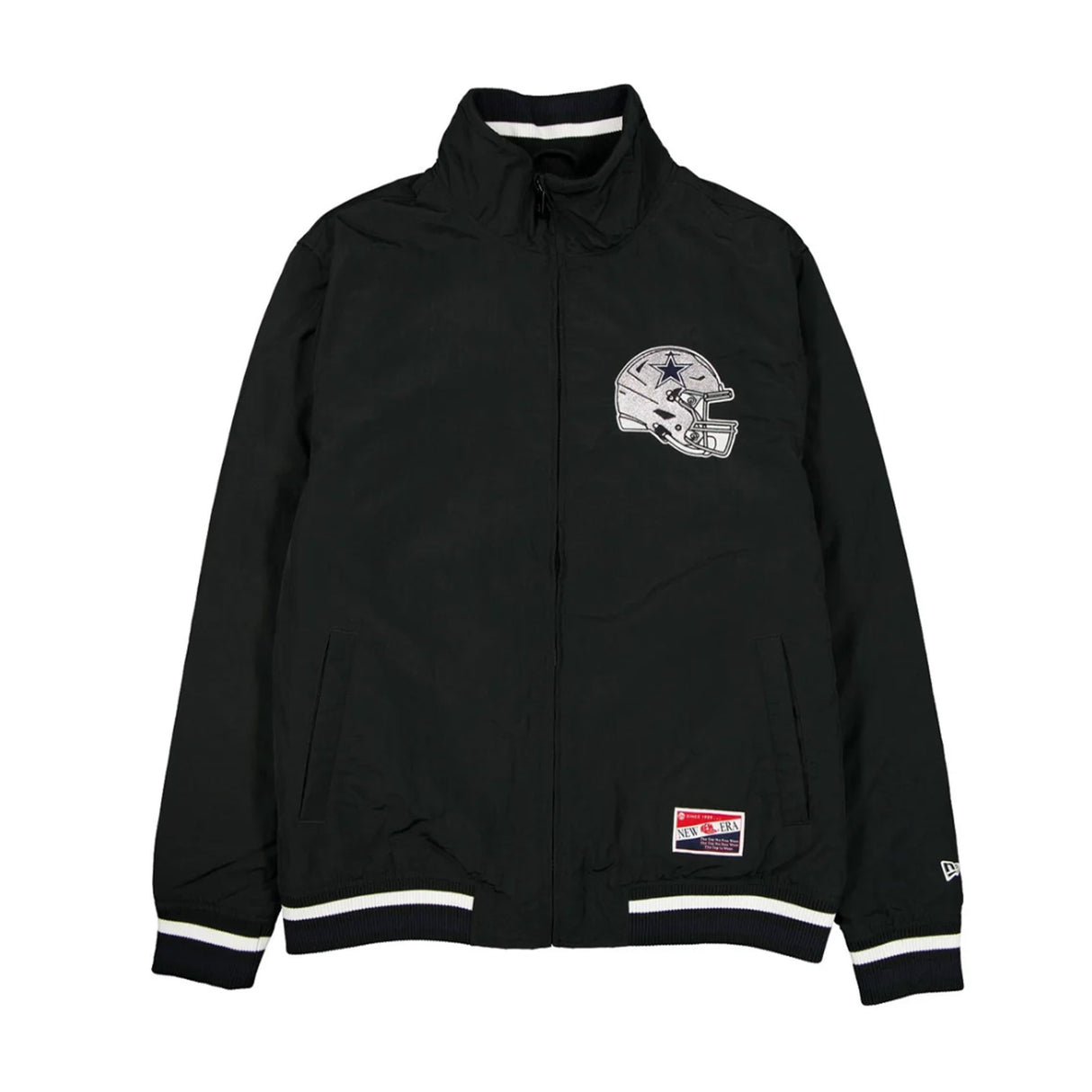 Dallas Cowboys Throwback Nylon Black Jacket