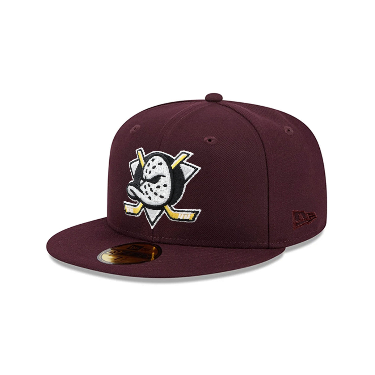 Anaheim Ducks Alternate Logo Maroon 59FIFTY Fitted Hat - New Era - 23500531123