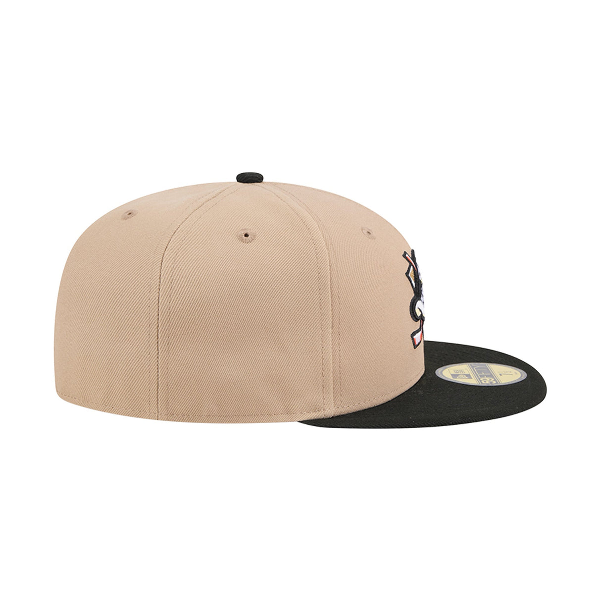 Anaheim Ducks Beige & Black 59FIFTY Fitted Hat - New Era -