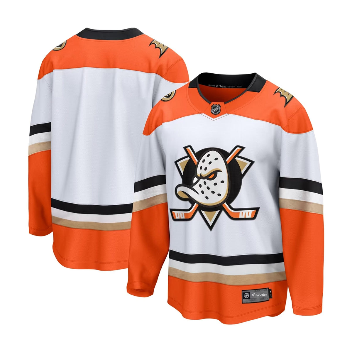 Anaheim Ducks White Away Breakaway Jersey - Fanatics - 15060131110