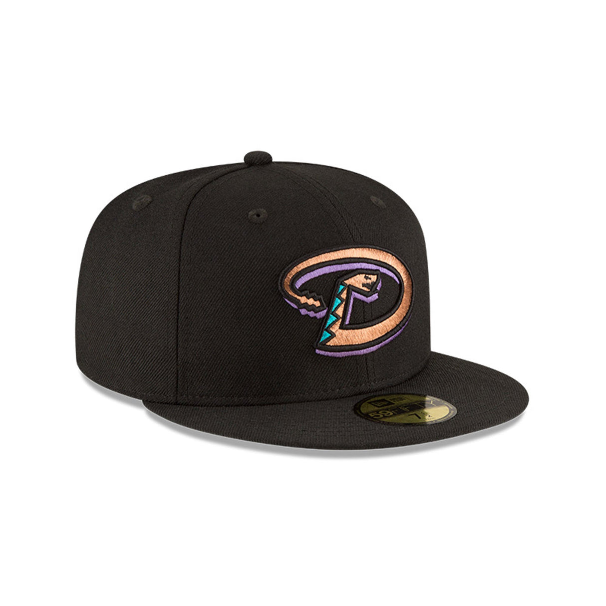 Arizona Diamondbacks 2001 World Series Black Copper Snake Logo 59FIFTY Fitted Hat - New Era - 23020241001